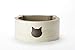 Necoichi Cat-Headed Scratcher Bed (Birch, Regular) | Cardboard Cat Scratcher Bowls for Indoor Cats - Cat Scratching Board, Cat Scratch Pad Reversible Usability and Extra Comfort for Lounge