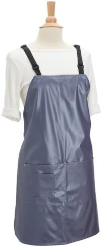 Water Proof, Color Proof and Hair Chemical Proof Polyurethane (PU) Apron with polyester backing (Lilac)