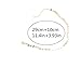 DZT1968 Women PendantNecklace Choker Chains Charm Copper sequined necklace (Gold)
