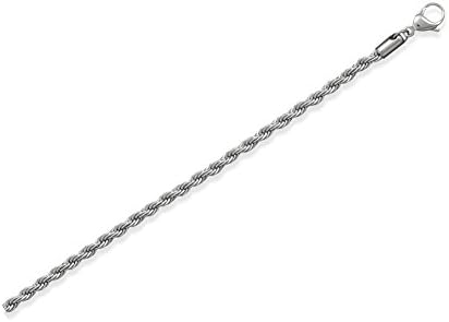 Rope Chain Bracelet 316L Surgical Stainless Steel