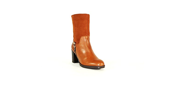 Hispanitas-Bota Media caña Cuero Mujer (40) : Amazon.es: Zapatos y  complementos