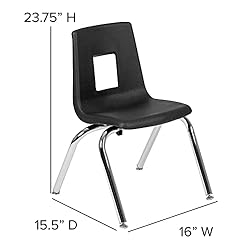 Flash Furniture Mickey Advantage Black Student