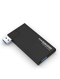 Hagibis Hub USB 3.0, 180 grados de rotación Super Speed externo 4 puertos USB Hub para MacBook Air, Mac Pro Mini, iMac, Surface Pro, XPS, Portátil, USB Flash Drives, Mobile HDD, Laptop, PC