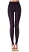 Anmengte Winter Womens 6 Pack Warm Stretchy Elastics Leggings, (Green, Purple, Red, Brown, Navy, Grey), One Size