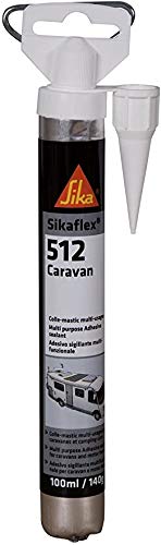 Sikaflex 512 Caravan Adhesive & Sealant for Caravans, Motor Homes & Trailers, 100 ml (old version)
