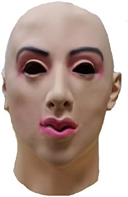 LMJMASK Latex Realistic Female Mask for Party Halloween