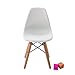 Buschman Store table and two chairs set, 2 armless, White