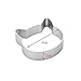 DIY Alloy Sugarcraft Cake Decorating Cookies Pastry Baking Mold Cutter (Shape=3# Cat Head)