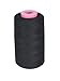 Black Serger Thread (overlock) 6,000 yards, 100% Spun Polyester