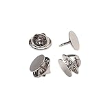 Tie Tacks Blank Pins with Clutch Back - Pack of 25 - by i Craft for Less