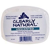 Clearly Naturals Unscented Glycerin Soap ( 12x4 Oz)
