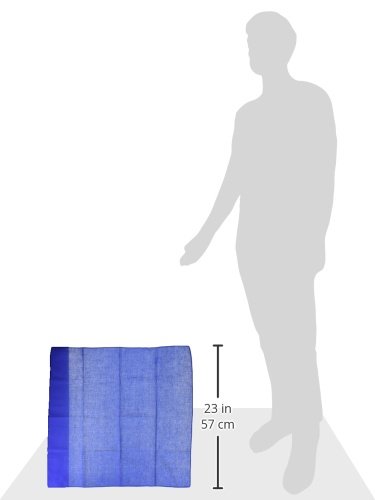 Carolina Hav, A, Hank Solid Bandanna, 22-Inch by 22-Inch, Royal Blue