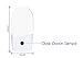 iAVO Nice Blue Glow, 0.5W Plug in Night Lights, Dusk to Dawn Senor, 2 Pieces