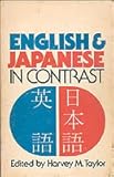 English and Japanese in Contrast, Taylor, Roger, 0883453568