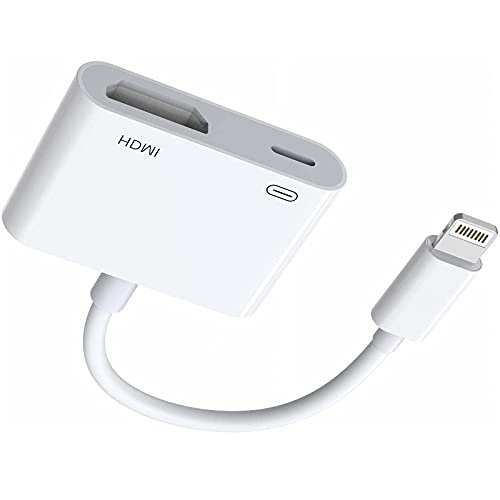 [Apple MFi Certified] Lightning to HDMI Adapter for iPhone to TV