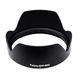 Fotasy Dedicated Tulip Bayonet Lens Hood for Canon EF 24-70mm f/2.8L II USM Lens, Canon 24 70mm 2.8L II Lens Hood, replacement of Canon EW-88C Hood, HEW88C, Black