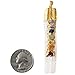 Rock Paradise Pendants ONE Selenite Freeform Pendant w/ 7 Chakra Stone Accents Gold Plated Cap/Bail RP Exclusive COA