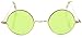 Forum Novelties Glasses Hippie Green Lenses