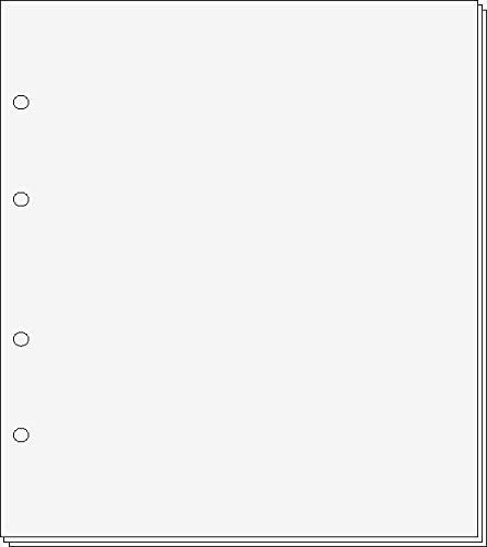 25 white card interleaves for Prophila standard coin covers