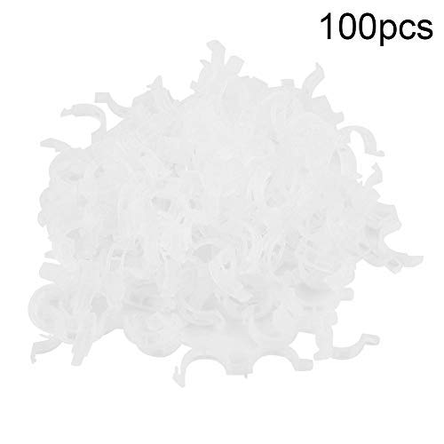 Clips de trasplante de plantas de plástico 100 pcs soporte plantas ...