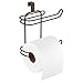 MetroDecor mDesign Toilet Paper Roll Holder for Bathroom Storage, Over The Tank - Bronze