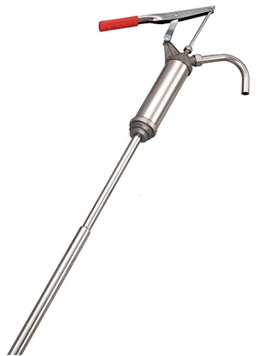 Hand Drum Pump, Stainless Steel, 3/4In OD