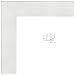ArtToFrames 10x10 Inch White Picture Frame, This 1.25