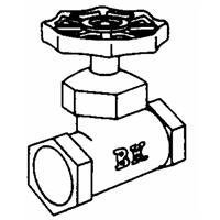 Mueller/B & K - 1/2" Pvc Globe Valve