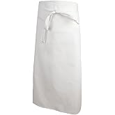 Mercer Culinary M61135WH 4-Sided Bistro Apron, White