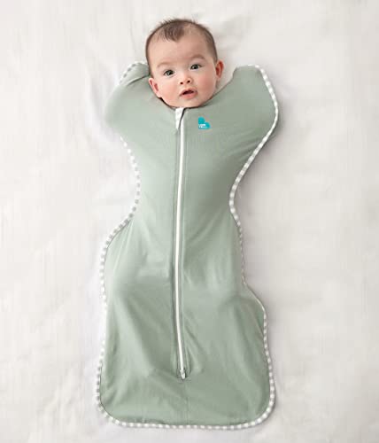 Love to Dream Love to Dream Swaddle Up, Baby Sleep Sack, Self-Soothing Swaddles for Newborns, Get Longer Sleep, Snug Fit Helps Calm Startle Reflex, Lite 0.2 Tog, 13-19 lbs, Olive