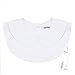 ANZERMIX Women's Detachable Half Shirt Blouse Fake Collar 2 Pack (Turndown Collar)