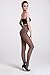 LANGSHA Women's 120 Denier Velvet Opaque Open Crotch pantyhose