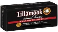 Tillamook Special Reserve Extra Sharp Cheddar Cheese, 8 Ounce -- 12 per case.