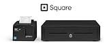 SQUARE and SHOPIFY POS HARDWARE BUNDLE - Star Micronics TSP654IIBI-24 39481270 Bluetooth Receipt Printer and Cash Drawer