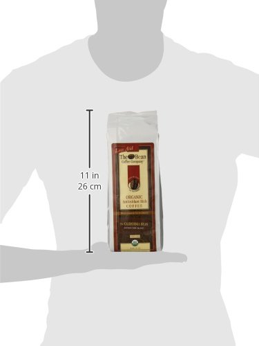 The Bean Coffee Company Organic California Blend, Medium Dark Roast, Ground, 16-Ounce Bags (Pack of 2)