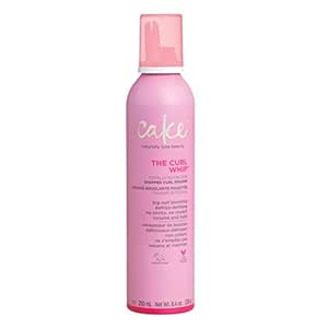 Cake Beauty Curl Whipped Curl Defining &amp; Volumizing Mousse – Aloe Vera &amp; Vitamin E for Flexible Hold - Vegan No Heat Curls Mousse for Wavy &amp; Curly Hair - Sulfate &amp; Cruelty Free Hair Products For Women