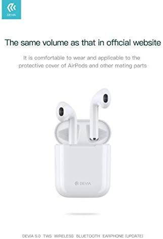 Devia Dual Wireless Bluetooth 5.0 Stereo TWS Touch V3 Headphones