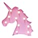 WHATOOK Unicorn Gifts Night Light Battery Operated LED Table Lamp Wall Night for Living Room,Bedroom,Home, Unicornio Party Supplies Christmas Gift for Kids Gift (Pink Unicorn)