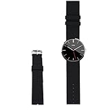 MOTONG Fashion design Replacement silicone Watch Band Watch Strap Bracelet for Motorola Moto 360 Watch (Black)