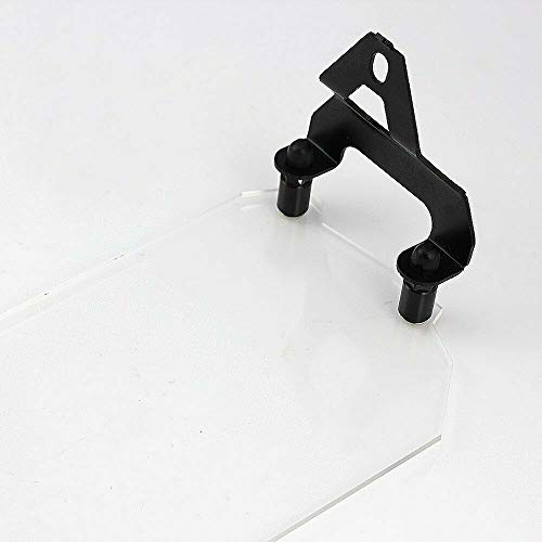 E-Bro Motorcycle Headlight Guard Protector Cover Grill for BMW F800R 2008-2017/F800GS 2008-2017/F650G 2008-2017/F700GS 2008-2017 (Transparent)