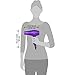 Purple Professional Light Weight Hair Dryer 1875W Tourmaline Ceramic Negative Ionic Blow Dryer with Diffuser & Concentrator & Comb