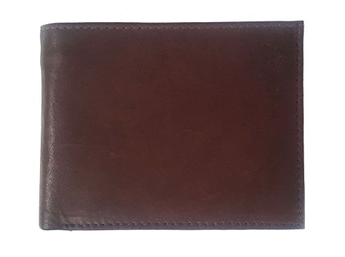 Elegant Men's Genuine Leather Brown Bifold wallet
