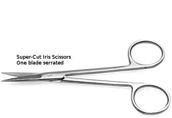 Super-Cut Iris Scissors 4.5" Straight Sharp Sharp Points SurgicalExcel