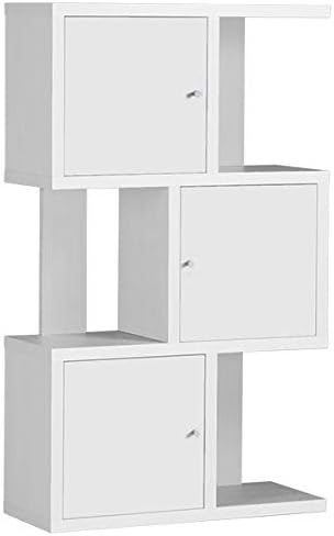 Amazon Arne ラック 3段 扉付 間仕切り 収納棚 ディスプレイラック 書類 収納 本棚 フリーラック オープン ジグザグラック 日本製 Bigaltodx 3ホワイト オープンシェルフ ラック オンライン通販