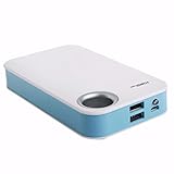 Creazy 13000mAh USB Power Bank 5x18650 Battery Charger DIY Box Case Holder For Phone LG (White)