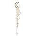 Fvermecky Vintage Crystal Hair Clips Tassel Drop Star Moon Hair Clips Bobby Pins For Women Girls Hair Accessories 4 Colors (Gold)