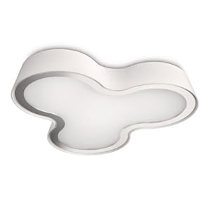 Philips Seru Badkamerplafonnière – IP44 – Duurzame LED Verlichting – Warmwit Licht – Dimbaar – Rond – Wit