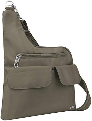 Travelon: Anti-Theft Classic Crossbody Bag - Nutmeg - Polyester 1 Travelon: Anti-Theft Classic Crossbody Bag - Nutmeg - Polyester