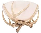 Monte Carlo MC79-L Rustic Three Fan Light Kits Collection in Bronze/Dark Finish, Antique White Scavo