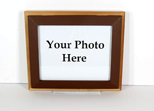 Concealment picture frame, hidden in plain sight, home defense compartment, hanging safe, gun stash, pistol wall mount storage, magnet brown